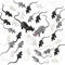 Bebester Plastic Mouse Realistic, 33pcs Mini Simulated Mouse Halloween Fake Rat Terrible Prank Props Cats Dogs Interesting Toys for Novelty Toy Kids' Halloween Toy Joke Prank