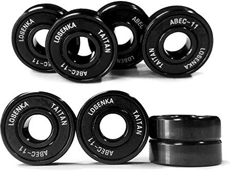 Keramik Kugellager für Skateboards Longboards Inline Skates Rollschuhe Doppelt Geschirmt 8x22x7 Miniaturkugellager 608 ABEC-11,16 pcs