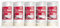 Scley Abdeckfolie, Staubschutzfolie 5 Stück Plastikplane, Schutzmaterial Serie *66*, transparente Baufolie, Malerfolie für Renovierung und Umzug, A0450-660509 90 cm x 20 m