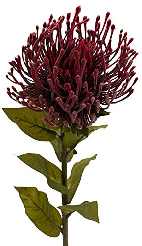 Knüllermarkt 32963 Kunst Blume Chrysantheme Nadelkissen Bordeaux Kunstblume Herbstdeko Herbst Deko Dekoration herbstlich Bloggerstyle modern Blogger