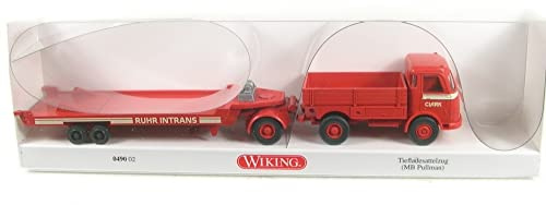 Wiking 049002 H0 Mercedes Benz Tiefladehängerzug MB Pullman Ruhr Intrans