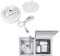 Ultrasonic Mini Dishwasher - USB Portable Sink Dish Washing Machine for Kitchen, Multifunctional Household Appliance (Red)