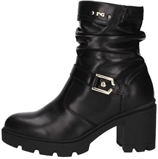 Nero Giardini I411904D Stivaletti Donna in Pelle - Nero 37 EU