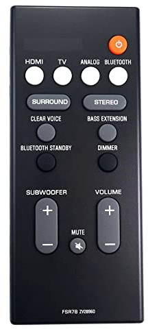 Onlineaudioelectrical Ersatz-Fernbedienung für Yamaha YAS-207 / YAS207 Soundbar