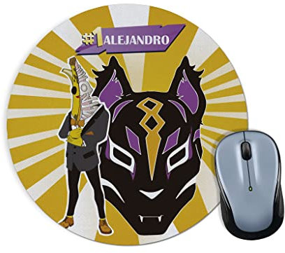 Mauseoad Fortnite. Personalisiertes Mauspad. Custom Mousepad. Unterseite aus rutschfestem Gummi. Personalisierte Geschenke. 20x20cm. Gamer Diverse Modelle. Banana Fortnite