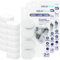 AquaFloow Entkalkungstabletten für Kaffeevollautomaten, Kaffeemaschinen und Wasserkocher, Kompatibel Mit Allen Maschinen, Universal Entkalker in Tablettenform 3 er Pack x 4