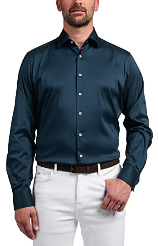 ETERNA Langarm Hemd MODERN FIT Performance Shirt Twill-Stretch