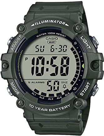 Casio Lässige Uhr D276, Schwarz, Gurt