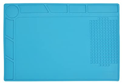 Soldering Mat, Reparatur Matte, Lötmatte, Hitzebeständig Reparatur Matte, Lötmatte Silikon, für Löten von Elektronikbaugruppen und Leiterplatten, 230mm X 340mm