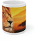 Jm-Déco Mug Lion - Idée Cadeau - Tasse Originale en céramique