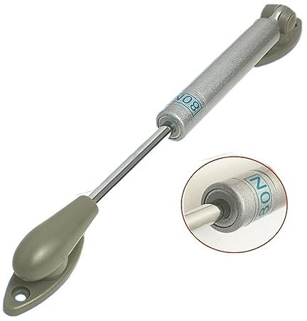 puntal lento 1 Uds. Caja de juguetes con cabeza de plástico varilla hidráulica 8 pulgadas gabinete pequeño armario de cocina bisagra de resorte de Gas 80N rodamiento puerta ventana elevador bisagras d