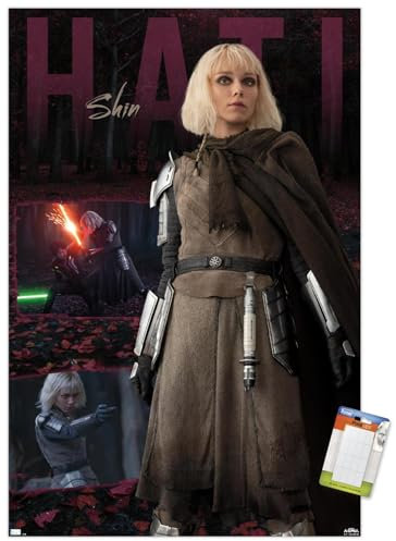 Trends International Star Wars: Ahsoka – Shin Hati Wandposter, 37,4 x 56,8 cm, Premium-Poster und Passepartout