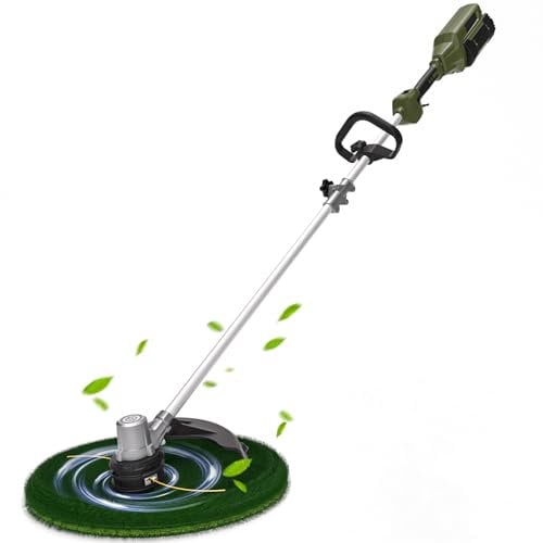 GREEN MACHINE 62V 16” decespugliatore a batteria, albero dialluminio, batteria brushless alta efficienza, [Solo strumenti], [caricabatterie e caricabatterie non inclusi]