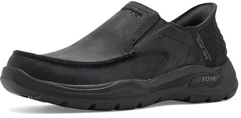 Skechers Men's Arch Fit Motley - Milo Black/Black - 10.5