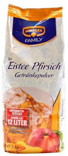 Krüger Family Typ Eistee Pfirsich Getränkepulver, 10er Pack (10 x 1 kg)