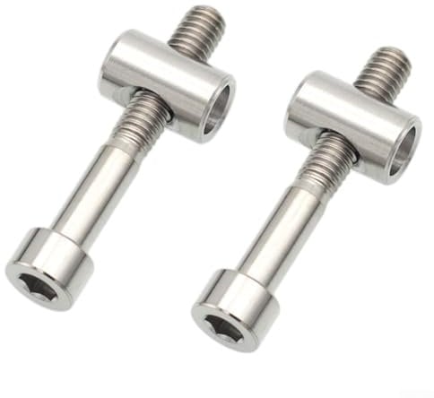 ZAMETTER Mountain Road Seat Post Screw Seat Tube Lock Fixing Screw M6x40 Bow Fixing Screw Bike Seatpost Fixed Bolt(M6x40 silver)