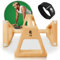 Liegestützgriffe – 2x rutschfeste & gelenkschonende Holzgriffe – ideales Parallettes & Calisthenics Equipment für Indoor & Outdoor Körpergewichtstraining- perfekt für Liegestütze & Handstand