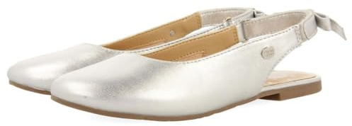 GIOSEPPO Bagley, Scarpe Basse Mary Jane Ragazze, Argento, 34 EU