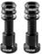 2 Sets Bike Stem Bolts Nuts Kit, Titanium Bicycle Stem Bolts Nuts, M5 Bike Fixed Stem Screws for Mountain Bike/Road Bicycle (Black,M5X19mm)
