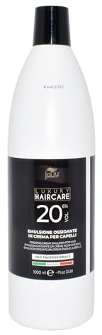 JaDy Agua Oxigenada en Crema 20 Vol (6%) – Oxidante para Coloración y Decoloración del Cabello – Revelador Profesional para Tinte y Polvo Decolorante – Uso Peluquería