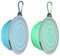 Gamelles Pliables bols Avec Couvercle chiens Bols d’eau pour Chiens Voyage bols pour Chat et Chiens Hauteur du bols Peut Ajustée Léger Protable Pour Marche Randonnée Camping (bleu+verte, 12.8*9*5.5)