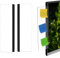 YUBBYSTU 2 Stück Monitor-Memoboard, Acryl-Monitor, Memoboard, Computer-Monitor, Nachrichtenbrett, Acryl-Monitor, Haftnotizenhalter (links) (rechts)