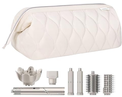 Hair Tools Reisetasche für Shark Flex Fusion Puffer Flexstyle Tragetasche, tragbare Dyson Airwrap Reisetasche für Haifisch-Haartrockner, flacher Aushärtungsbügel-Organizer, Beige, Modern