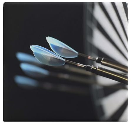 QMNRTK Quadratisches Stuhlkissen mit Pfeilen, 38,1 x 38,1 cm, Outdoor-Kissen für Terrassenmöbel, Memory-Schaum, Küchenstuhl-Pads für Esszimmerstühle, rutschfester Barhocker, Sitzkissen für Zuhause