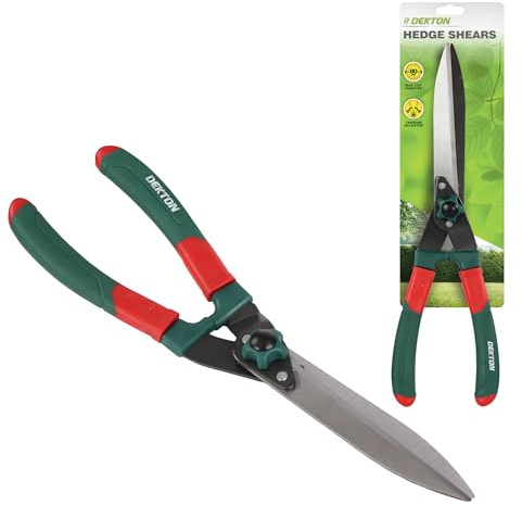 Dekton Hedge Shear – Heavy Duty Garden Trimming Shear with Sharp Blades | Ergonomic Handle for Comfort | Ideal for Pruning Hedges, Bushes, and Shrubs | Durable and Precise Cutting