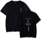 Silver Basic Travis Hip-Hop Vintage T-Shirt da Uomo e Donna Hip Hop Rap Casual Maglietta a Maniche Corte Girocollo Tee S,Black-1