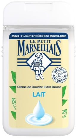 LE MARSEILLAI – Gel Douche Hydratant pour une Peau Douce et Nourrie, Flacon 250mL - Lot de 4 - vendu par Lot