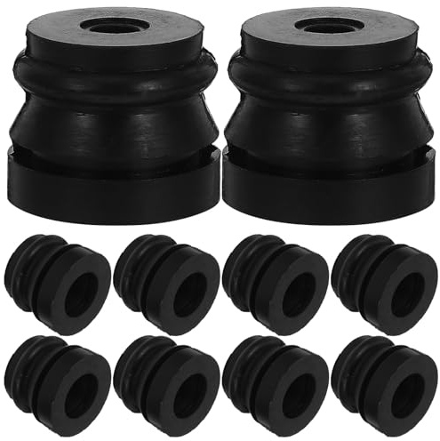 MAGICLULU Set 10 Pezzi Tampone di Smorzamento in Gomma per Motosega 52/58 a Benzina, Tappo Anulare Antivibrante, Accessori Ricambio per Tosaerba, Riduzione Vibrazioni per Utensili