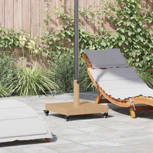 Générique Pied de Parasol Bois Clair 45 x 45 x 31,5 cm,Maison & Jardin,Pelouses & Jardins,Vie en extérieur,Accessoires pour parasols & voiles d'ombrage,Supports pour parasols,42010007