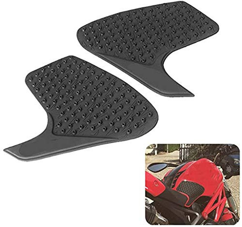 Lato adesivo antiscivolo moto Serbatoio gas Pad ginocchio Fuel ginocchio grip Protector per Ducati Monster 696/796/1100 2010-2015