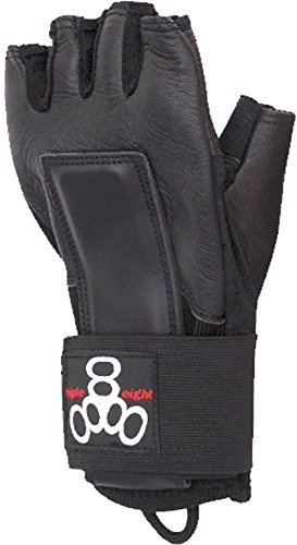 Triple 8 Hired Hands Gloves Large Black