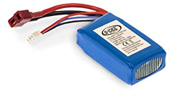 s-idee® 18167 7,4V 1500mAh Power LiPo Akku für Wltoys RC Fahrzeuge 1:18 Vortex nur 70 kmh Version A959-B, A979-B Ersatzakku
