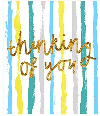 Carte Thinking of You de The Hallmark Studio - Texte contemporain en relief