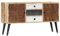 vidaXL Mangoholz Massiv Sideboard mit 3 Schubladen 2 Türen Kommode Mehrzweckschrank Beistellschrank Schrank Standschrank Anrichte 118x30x62cm