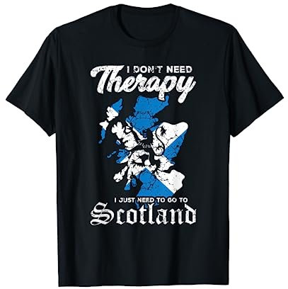 Schottland Löwen Wappen Retro Schottisch Dudelsack Stolz T-Shirt