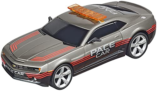 Carrera Digital 132 Chevrolet Camaro Pace Car | Slotcar für Rennbahn | Front- & Rücklicht & Bremslicht | Digital steuerbar | Maßstab 1:32 | Spielzeug für Kinder ab 8 Jahre & Erwachsene