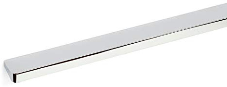 SOTECH Möbelgriff SW105 BA 2x256 mm Chrom poliert | Schrankgriff Länge 600 mm Schubladengriff Breite 10,5 mm Griffleiste Höhe 25 mm