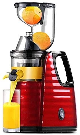SMSOM Juicer, Slow Masticating Juicer, Cold Press Juicer Machine Easy to Clean, Higher Juicer Yield and Drier Pulp, Juice Extractor with Quiet Motor and Reverse Function, BPA-Free,Easy to Clean