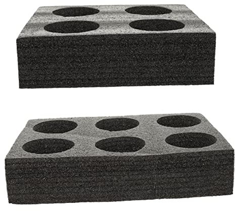 2Pcs - Gobelet pour Boisson Café Trou Service Mousse Portable Support Soda Camping Aller Aux Boissons Verre Bateaux Transporteur Tasses Chaudes Camping-Cars Jus