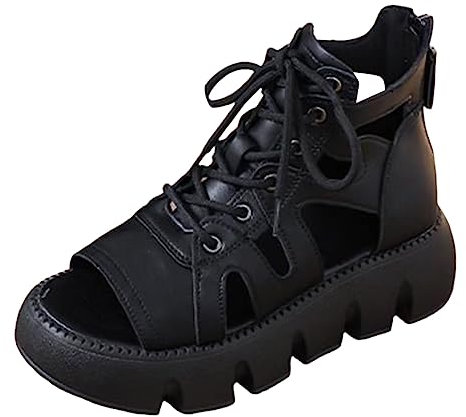 Gsheocm Botas de equitación para mujer, botas de equitación para mujer, botas de saltar, de punto, para otoño e invierno, antideslizantes, cómodas, de tela, Negro , 38 EU