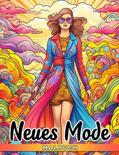 Neues Mode-Malbuch: Schöner Stil und klassische Outfits Malvorlagen für Erwachsene und Liebhaber | Mit einzigartigen Porträt-Illustrationen