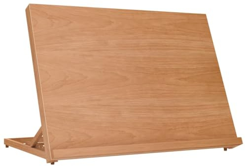 vidaXL Tischstaffelei 65x48x7 cm Massivholz Buche