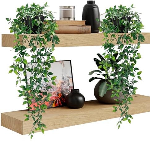 SLTAXAR 2PCS Plante Artificielle Tombante avec Pot, 75cm Plante Artificielle Interieur Tombante Faux Plante Décoration Lierre Artificielle Exterieur Plante Decorative Interieur Pot pour Salon Chambre