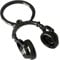AMOBESTER Music Lover Keychain, Mini Microphone Keychain, Grey, Unisex