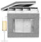 VERONLY Storage Container for Champagne and Wine Glasses - Moving Glass Holder Folding Box With Dividers for 12 Crystal Glassware (31 x 21.5 x 28 cm)