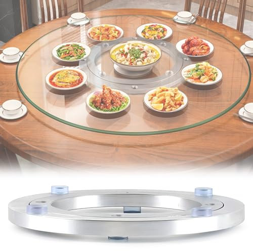 ESOYAWE Hochleistungs-Aluminiumlegierung Rotierende Lager Drehscheibe, Ø 12cm~99cm Tischplatte Dreh Drehteller Kugellager, Rund Drehkranz Für Esstisch Kuchendekoration TV-Monitorständer